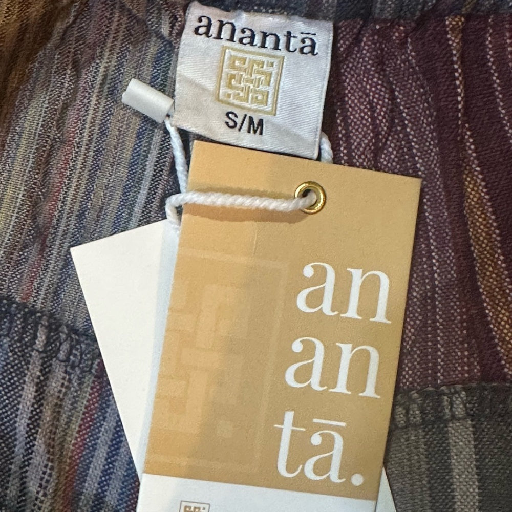 NWT SIZE S/M Bohemian Patchwork Ankle Pants