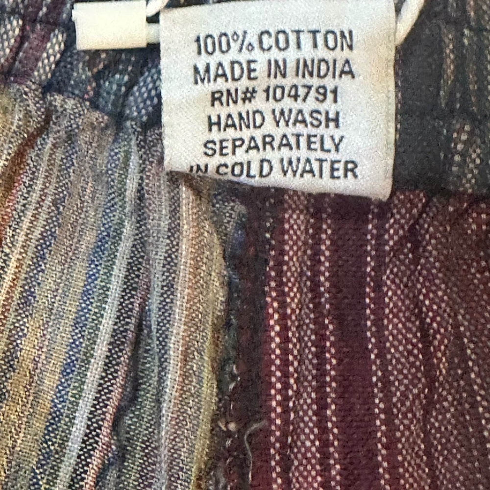 NWT SIZE S/M Bohemian Patchwork Ankle Pants