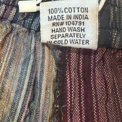 NWT SIZE S/M Bohemian Patchwork Ankle Pants