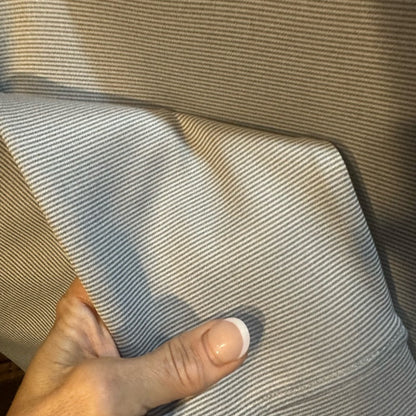 NWT SIZE S Hickey Freeman Men's Light Gray Zip-Up Sweater