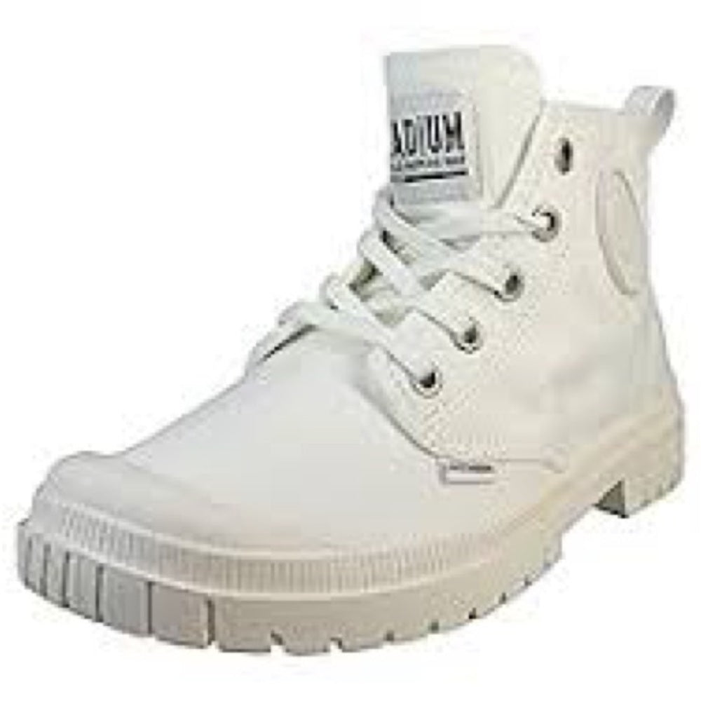 401.402.403.404 NEW SIZE 6/7 Palladium women’s Off-White Lace-Up Boots