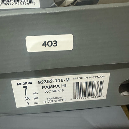 401.402.403.404 NEW SIZE 6/7 Palladium women’s Off-White Lace-Up Boots