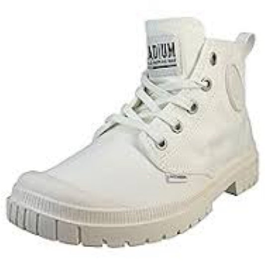 408.409.410.411.412.413  NEW SIZE 6/7 Palladium Men's Off-White Lace-Up Boots