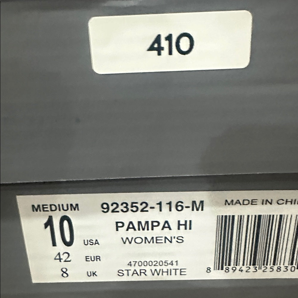 408.409.410.411.412.413  NEW SIZE 6/7 Palladium Men's Off-White Lace-Up Boots