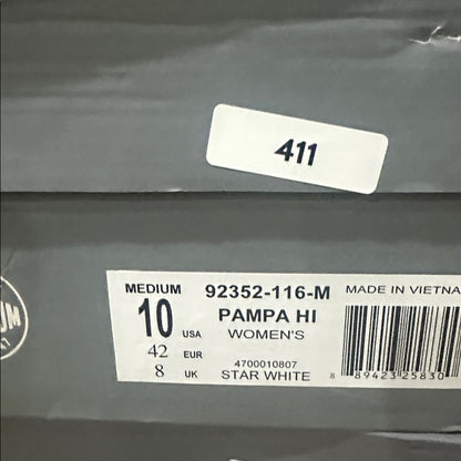 408.409.410.411.412.413  NEW SIZE 6/7 Palladium Men's Off-White Lace-Up Boots