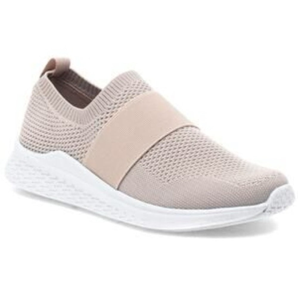 426. NEW SIZE 9 J/SLIDES Light Tan Knit Slip-On Sneakers