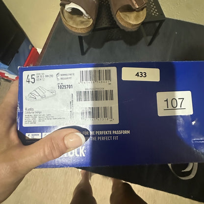 433. SIZE 45/ US 12 Birkenstock Men's Brown Double Strap Sandals