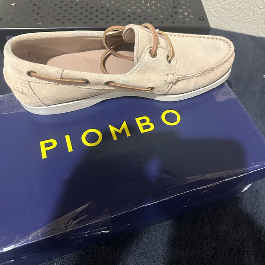 458. NEW SIZE 8 Piombo Men's Tan Boat Shoes