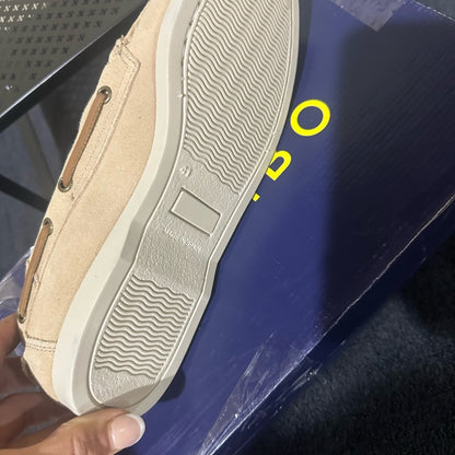 458. NEW SIZE 8 Piombo Men's Tan Boat Shoes