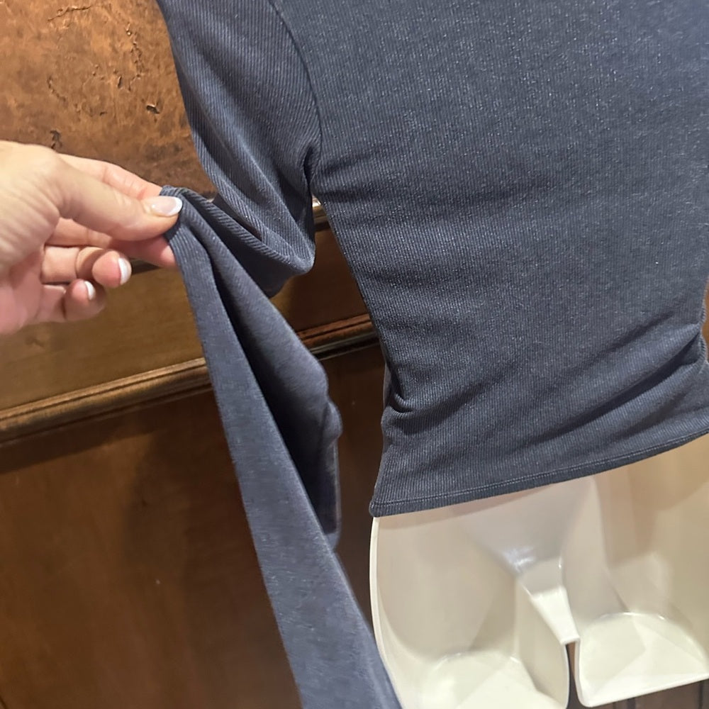 NWOT SIZE XS Wild Fable Slate Gray Long Sleeve Blouse