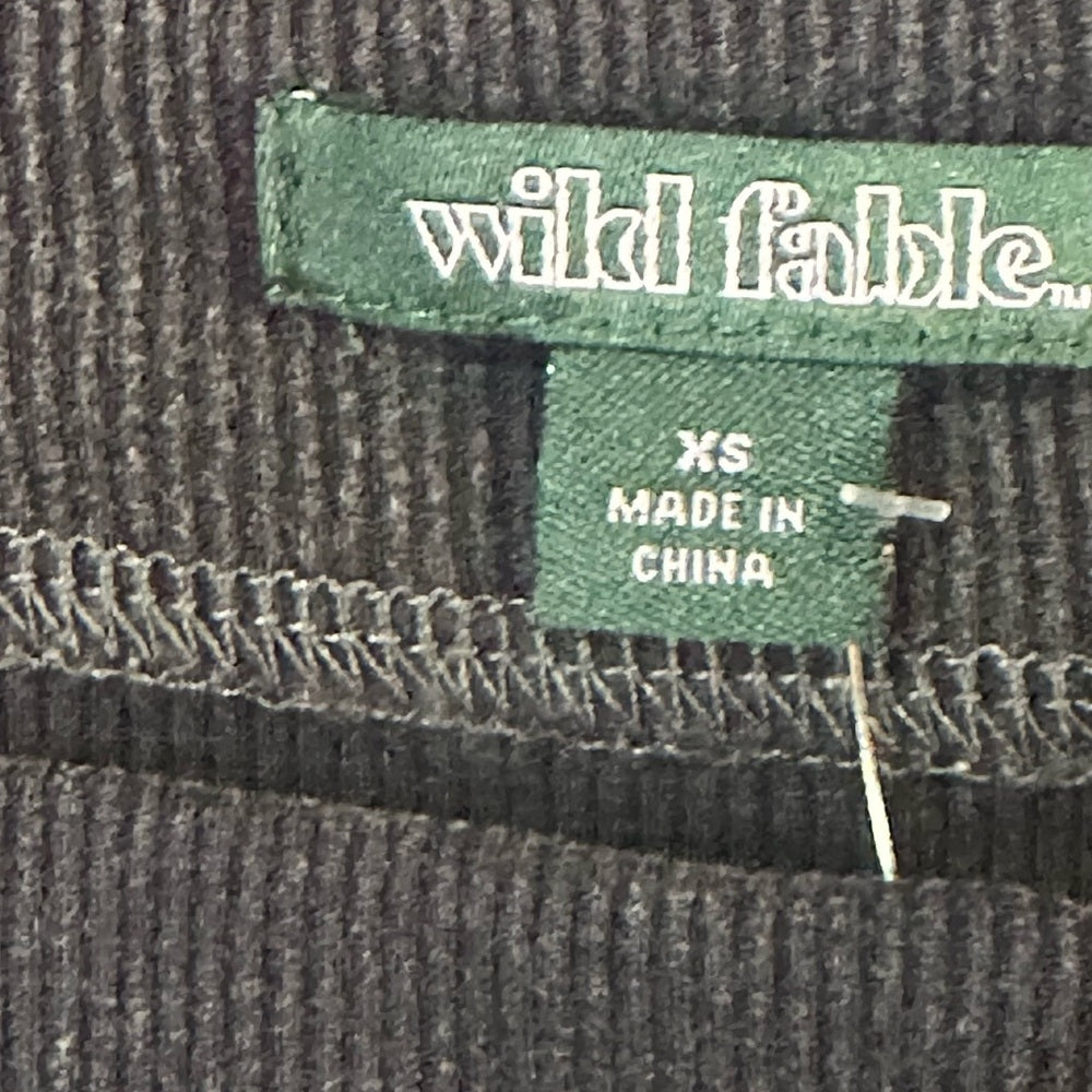 NWOT SIZE XS Wild Fable Slate Gray Long Sleeve Blouse