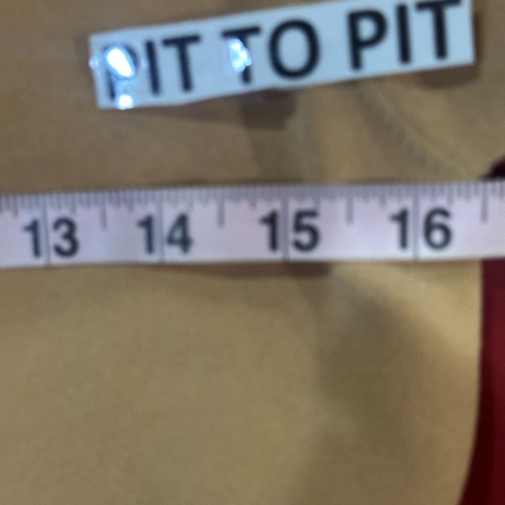 PRE-OWNED SIZE M Victor Glemaud Orange and Black Crop Top