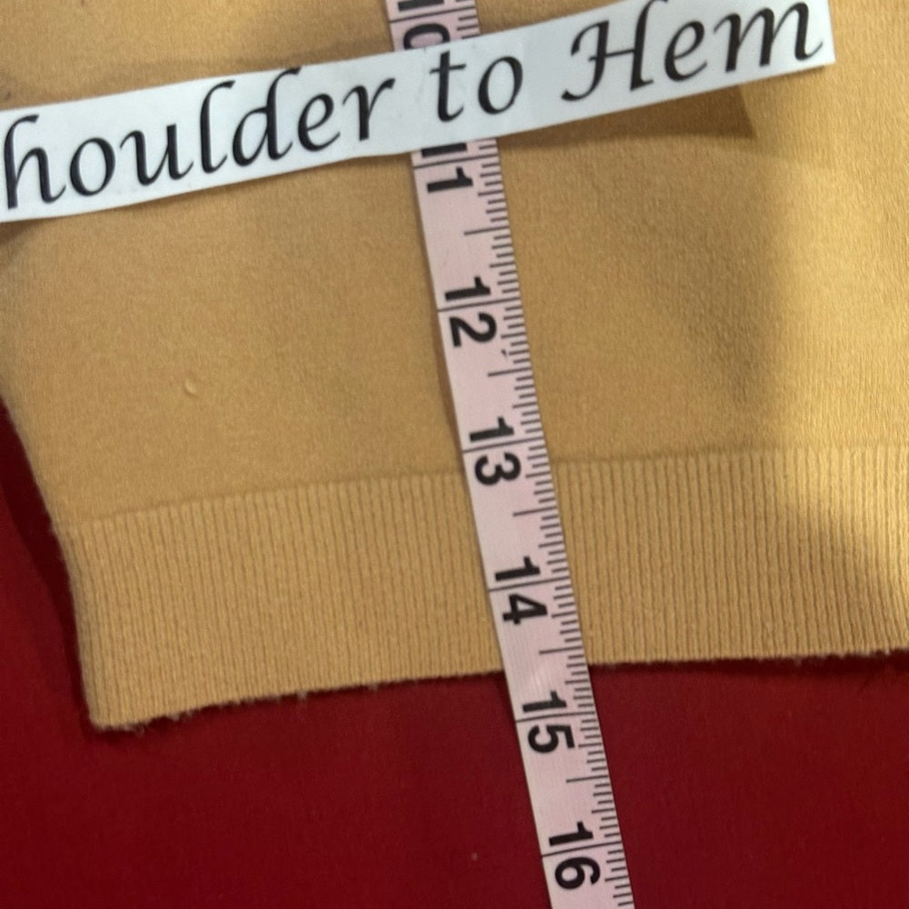 PRE-OWNED SIZE M Victor Glemaud Orange and Black Crop Top