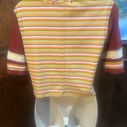 NWOT SIZE M We The Free Multicolor Striped Crop Top