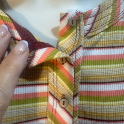 NWOT SIZE M We The Free Multicolor Striped Crop Top