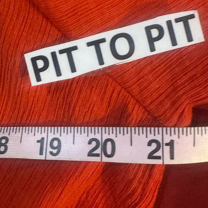 NWOT SIZE XS OVERSIZED WILL FIT UP TO A L Free People Vibrant Red Wrap Blouse