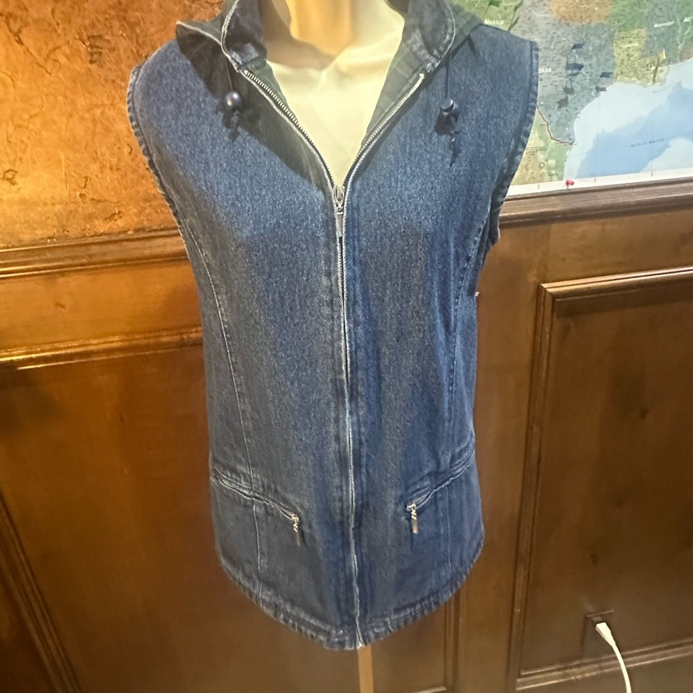 SIZE S NorthStyle Women's Blue Denim Vest