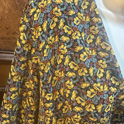 SIZE M Zara Long Sleeve Dress with Floral Print