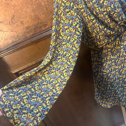 SIZE M Zara Long Sleeve Dress with Floral Print