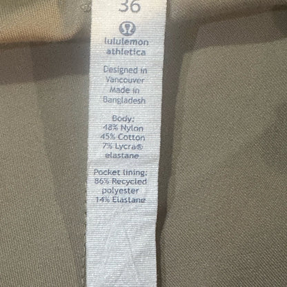 SIZE 36 Lululemon athletica Men's Tan Chinos