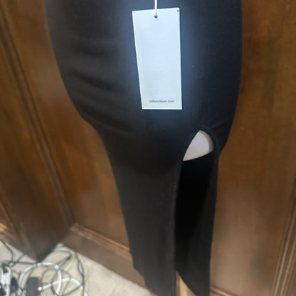 NWT SIZE XS Cotton Citizen Elegant Black Midi Skirt
