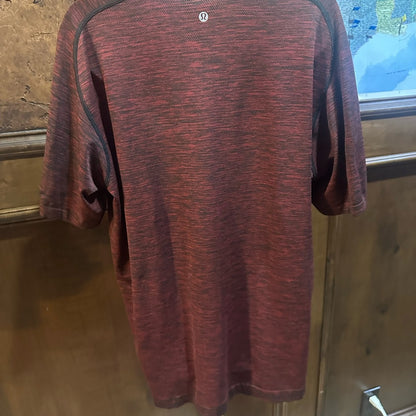 SIZE L/XL? Lululemon athletica Maroon and Black Polo Shirt