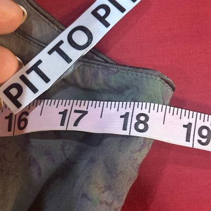 SIZE 8 Free People Green Sleeveless Mini Dress with Front Detail