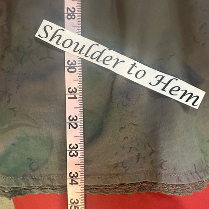 SIZE 8 Free People Green Sleeveless Mini Dress with Front Detail