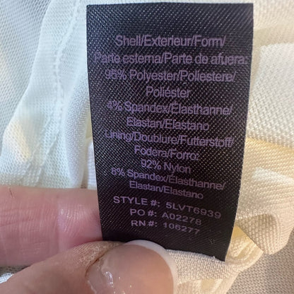 NWT SIZE M Hale Bob Tan and Cream Snake Print Long Sleeve Dress