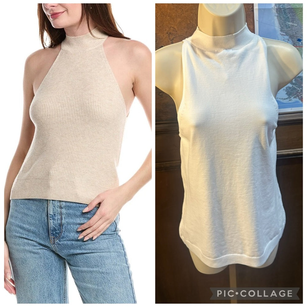 NWT SIZE L 525 America Ribbed White Tank Top