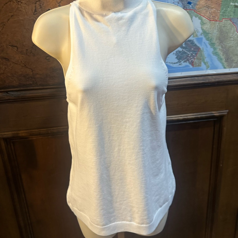 NWT SIZE L 525 America Ribbed White Tank Top