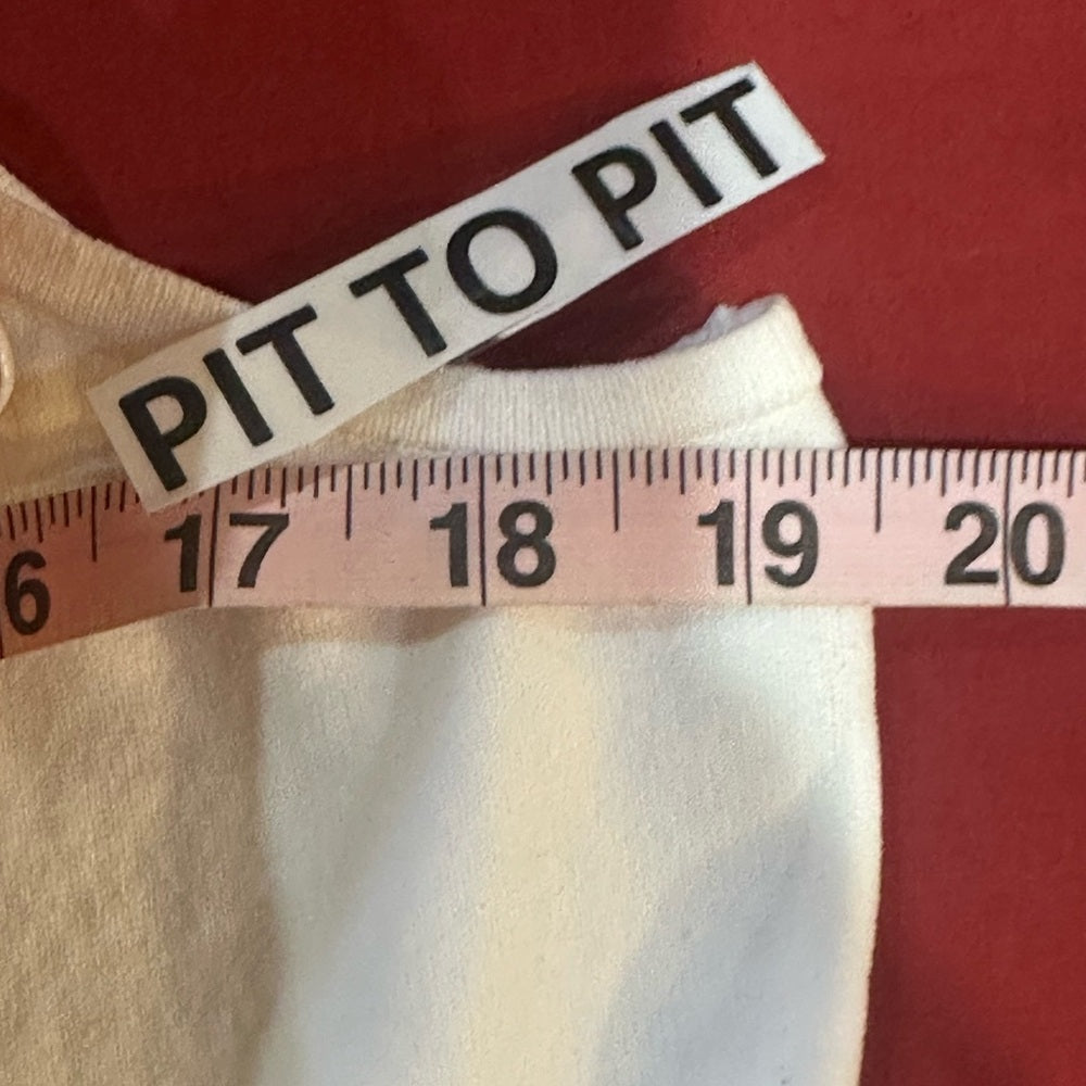 NWT SIZE L 525 America Ribbed White Tank Top