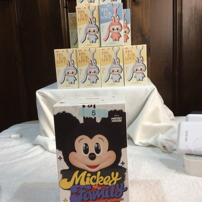 1.5.6. NEW IN BOX Disney Mickey Mouse Stuffed Animal - Black and White