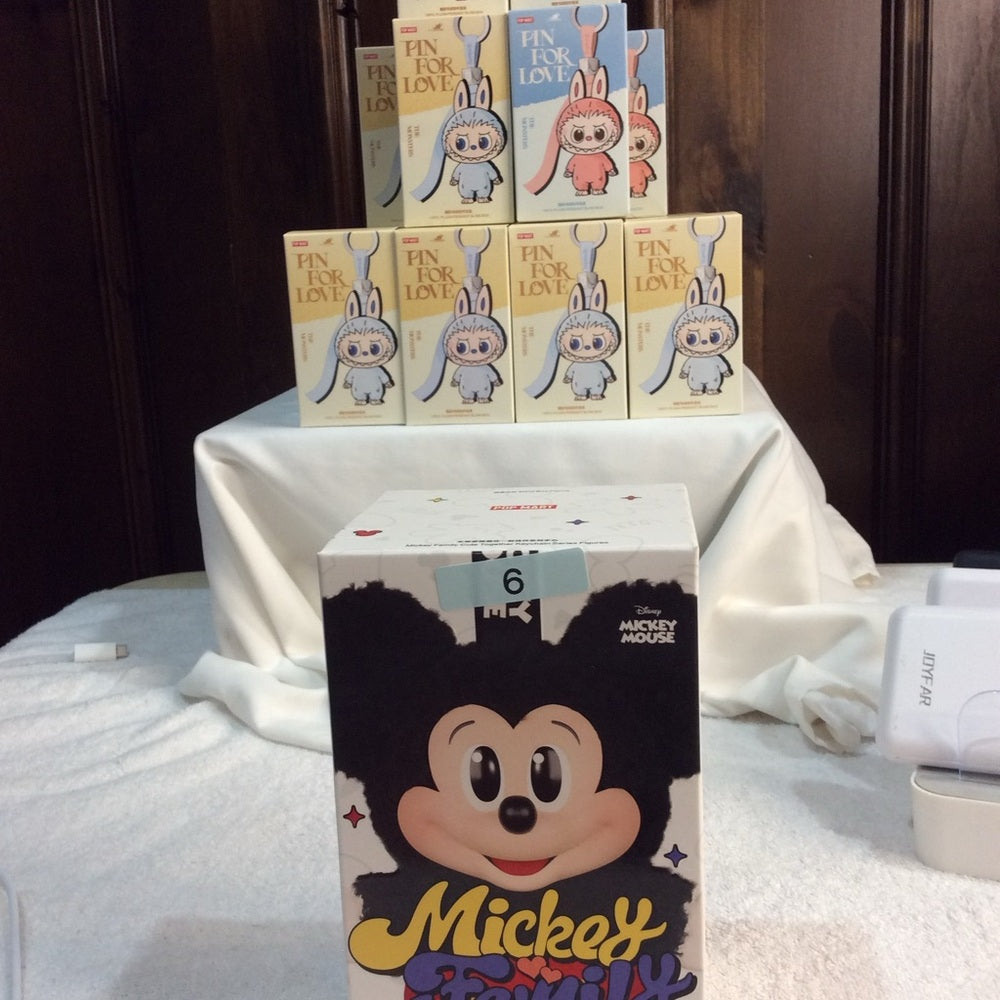 1.5.6. NEW IN BOX Disney Mickey Mouse Stuffed Animal - Black and White