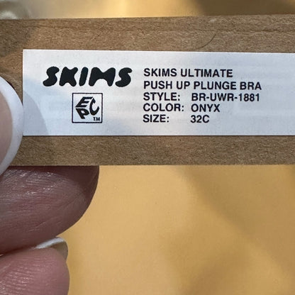NWT SIZE 32C SKIMS Elegant Black Bra