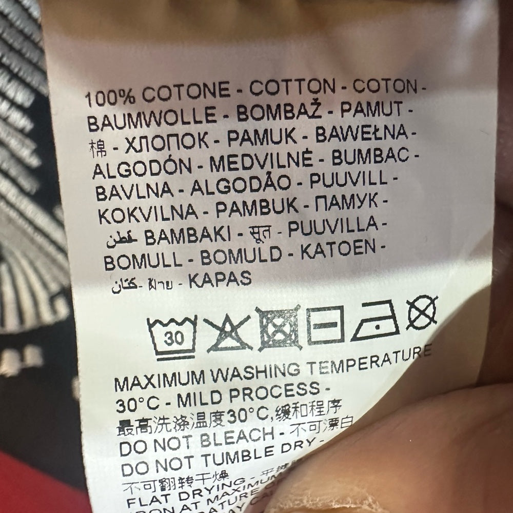 NWT SIZE XS Piombo Sleeveless Black Top with White Detailing