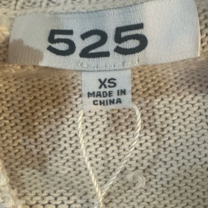 NWT SIZE XS WILL FIT UP TO A L 525 America Cream Cowl Neck Sweater