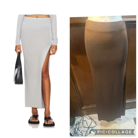 NWT SIZE XS Cotton Citizen Brown Maxi Skirt