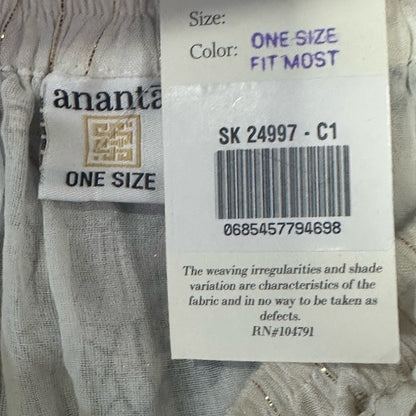 NWT SIZE OS Elegant Black and Cream Patterned Midi Skirt