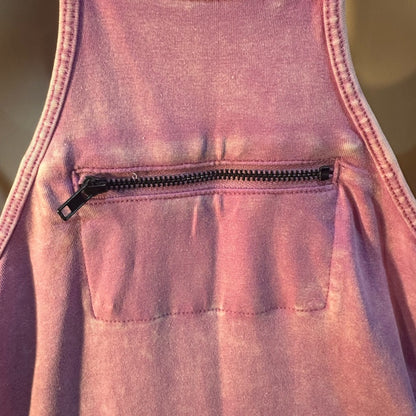 NWOT SIZE S/M will fit up to XL Zenana Outfitters Pink Cropped Jumpsuit