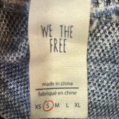 SIZE S WILL FIT UP TO AN XL We The Free Black and White Patterned Sweater