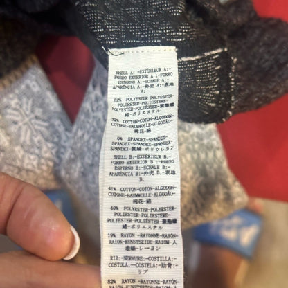 SIZE S WILL FIT UP TO AN XL We The Free Black and White Patterned Sweater