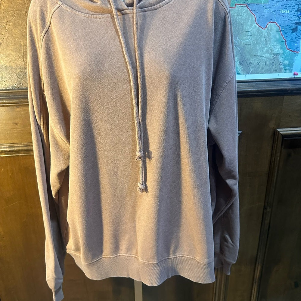 NWOT SIZE L Double Zero Tan Women's Hoodie