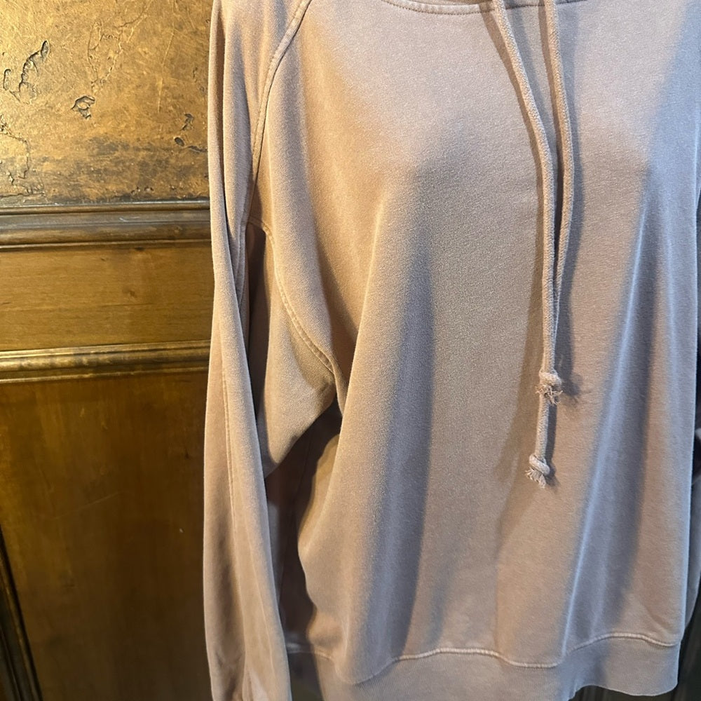 NWOT SIZE L Double Zero Tan Women's Hoodie