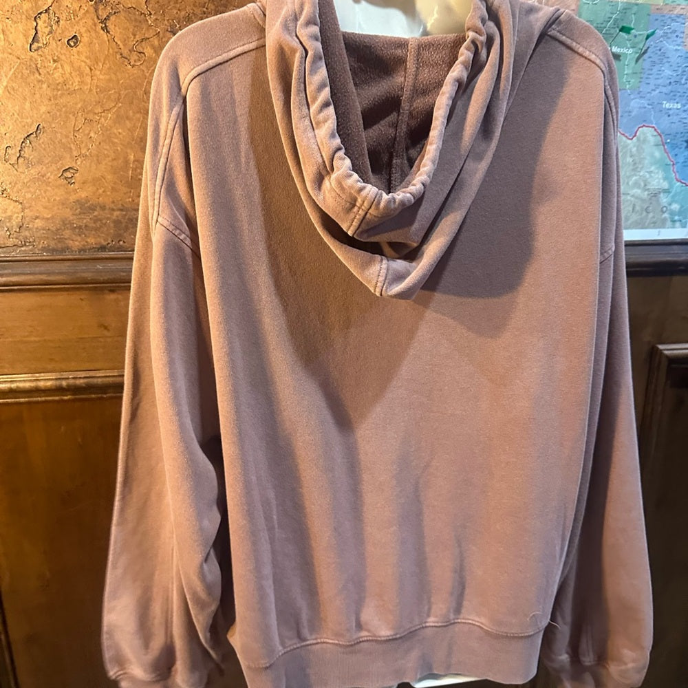 NWOT SIZE L Double Zero Tan Women's Hoodie