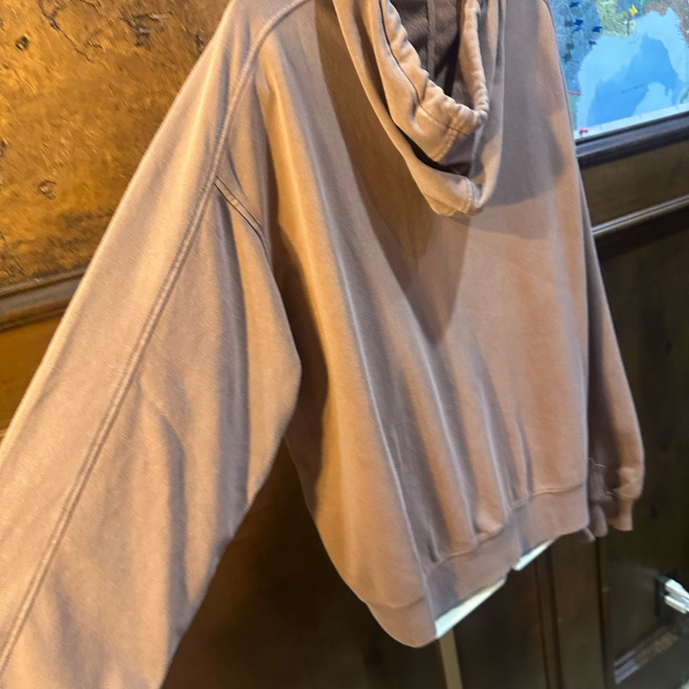 NWOT SIZE L Double Zero Tan Women's Hoodie