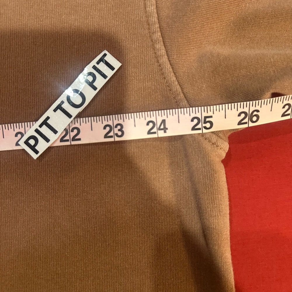 NWOT SIZE L Double Zero Tan Women's Hoodie