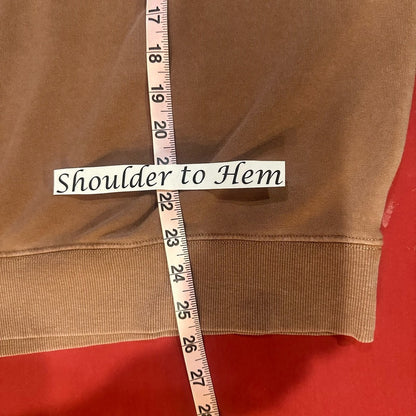 NWOT SIZE L Double Zero Tan Women's Hoodie