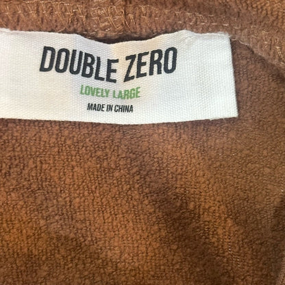 NWOT SIZE L Double Zero Tan Women's Hoodie