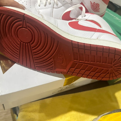 345. NEW SIZE 13 Jordan White and Red Sneakers